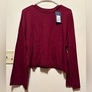 Universal Thread Maroon Bell Sleeve Tee